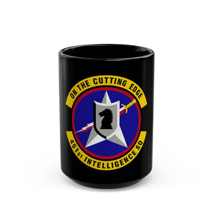 451 Intelligence Squadron ACC (U.S. Air Force) Black Coffee Mug-15oz-The Sticker Space