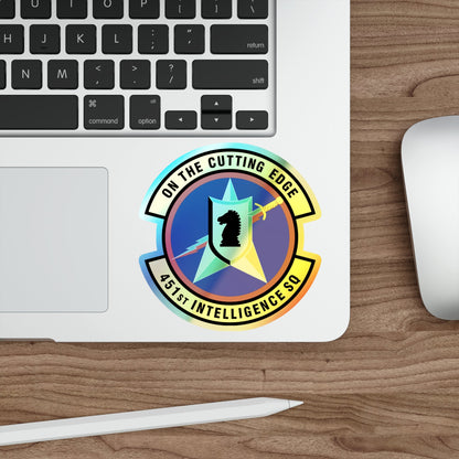 451 Intelligence Squadron ACC (U.S. Air Force) Holographic STICKER Die-Cut Vinyl Decal-The Sticker Space