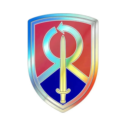 451 Sustainment Command 2 (U.S. Army) Holographic STICKER Die-Cut Vinyl Decal 3 Inch Holographic - The Sticker Space