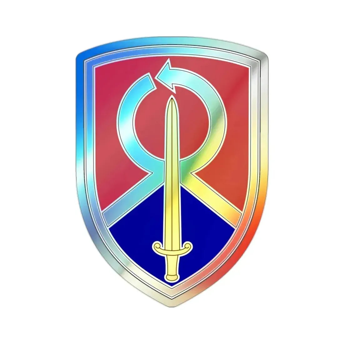 451 Sustainment Command 2 (U.S. Army) Holographic STICKER Die-Cut Vinyl Decal - The Sticker Space