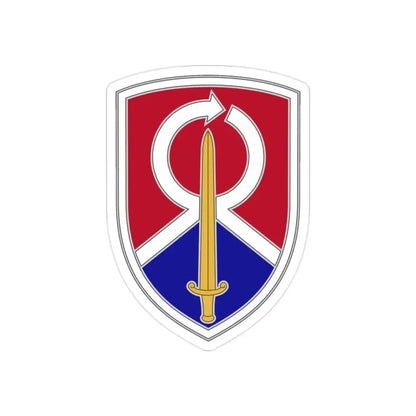 451 Sustainment Command 2 (U.S. Army) REVERSE PRINT Transparent Die-Cut STICKER 2 Inch Die-Cut Transparent - The Sticker Space