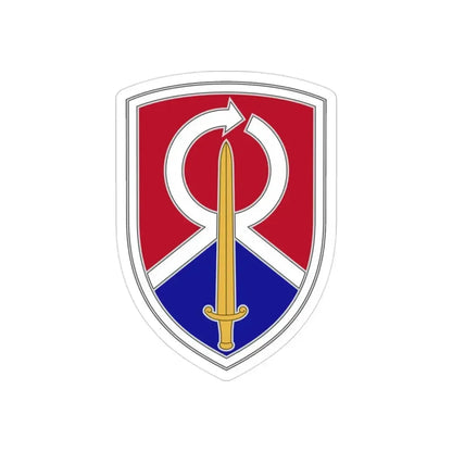 451 Sustainment Command 2 (U.S. Army) REVERSE PRINT Transparent Die-Cut STICKER 3 Inch Die-Cut Transparent - The Sticker Space