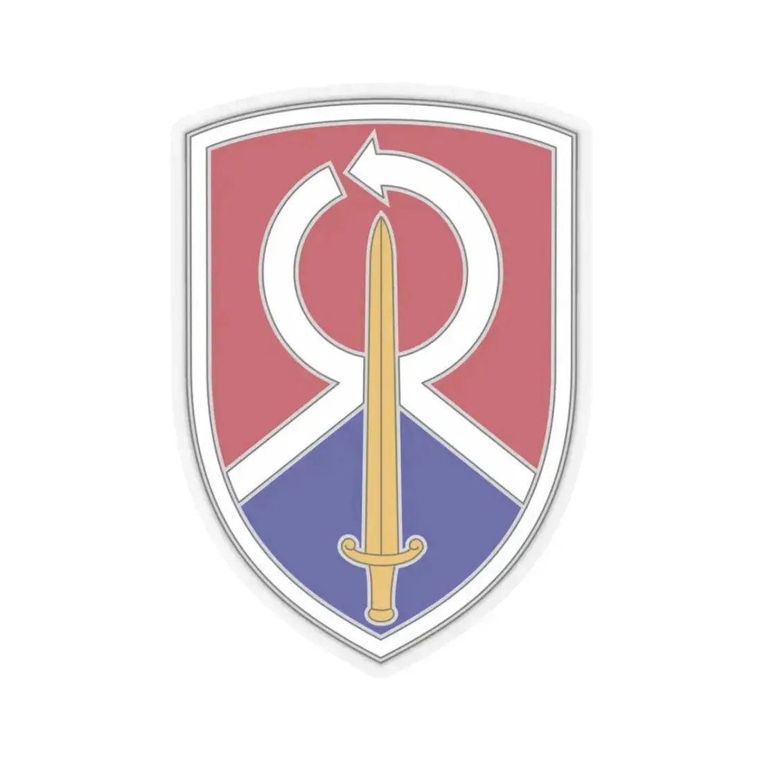 451 Sustainment Command 2 (U.S. Army) STICKER Vinyl Kiss-Cut Decal 3 Inch Transparent - The Sticker Space