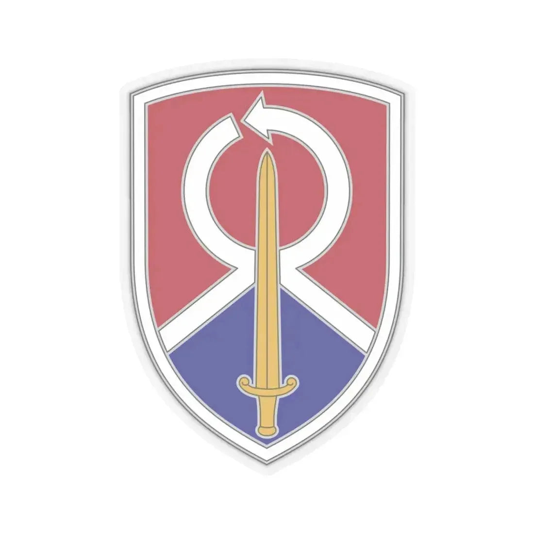 451 Sustainment Command 2 (U.S. Army) STICKER Vinyl Kiss-Cut Decal 4 Inch Transparent - The Sticker Space