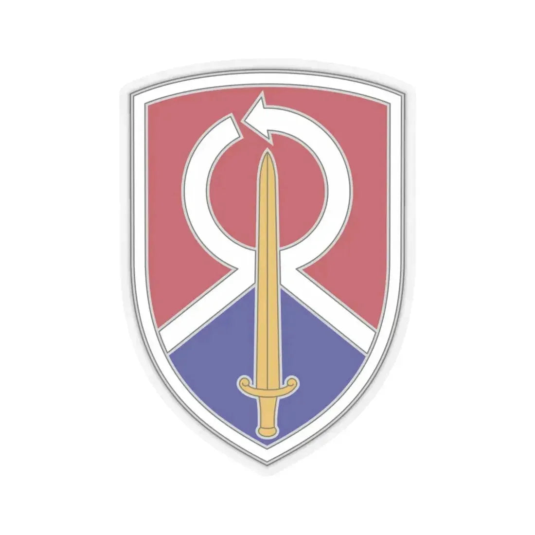 451 Sustainment Command 2 (U.S. Army) STICKER Vinyl Kiss-Cut Decal 6 Inch Transparent - The Sticker Space