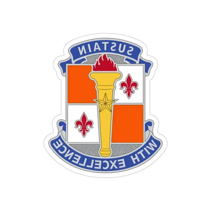 451 Sustainment Command 3 (U.S. Army) REVERSE PRINT Transparent Die-Cut STICKER 6 Inch Die-Cut Transparent - The Sticker Space