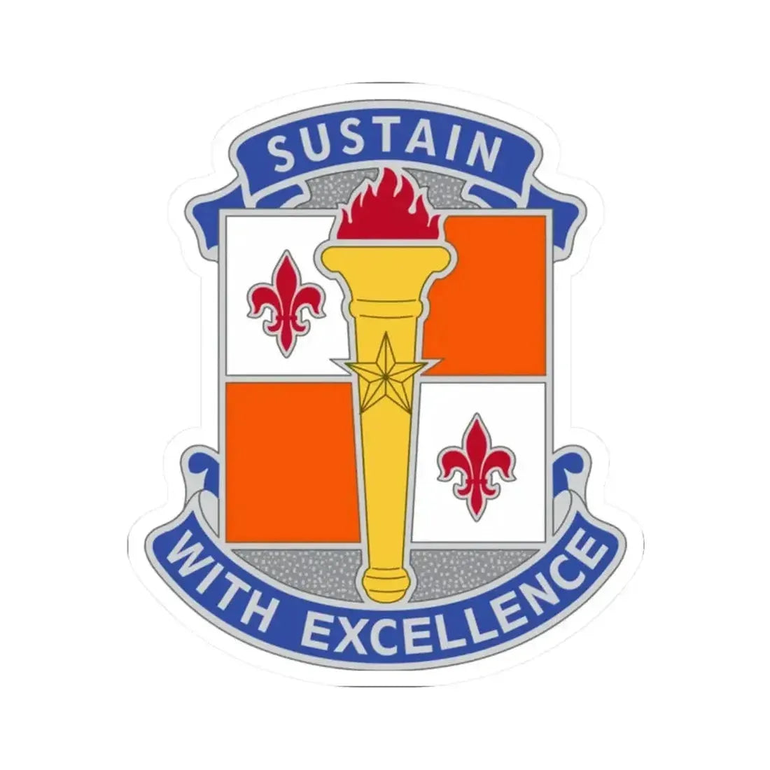 451 Sustainment Command 3 (U.S. Army) STICKER Vinyl Kiss-Cut Decal - The Sticker Space