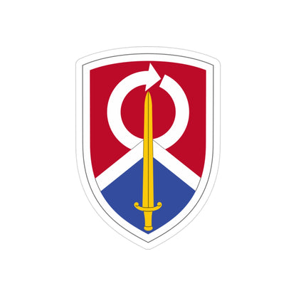 451 Sustainment Command (U.S. Army) REVERSE PRINT Transparent STICKER-3" × 3"-The Sticker Space