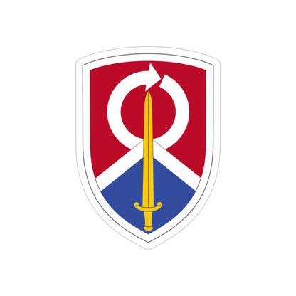 451 Sustainment Command (U.S. Army) REVERSE PRINT Transparent STICKER-4" × 4"-The Sticker Space