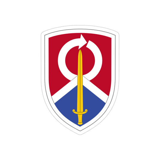 451 Sustainment Command (U.S. Army) REVERSE PRINT Transparent STICKER-6" × 6"-The Sticker Space