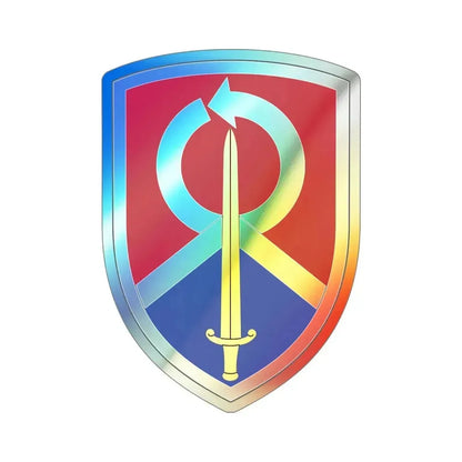 451 Sustainment Command (U.S. Army) Holographic STICKER Die-Cut Vinyl Decal 6 Inch Holographic - The Sticker Space