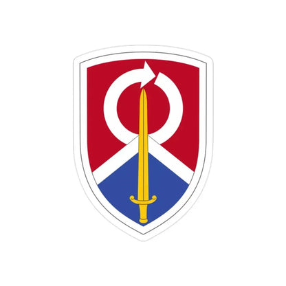 451 Sustainment Command (U.S. Army) REVERSE PRINT Transparent Die-Cut STICKER - The Sticker Space