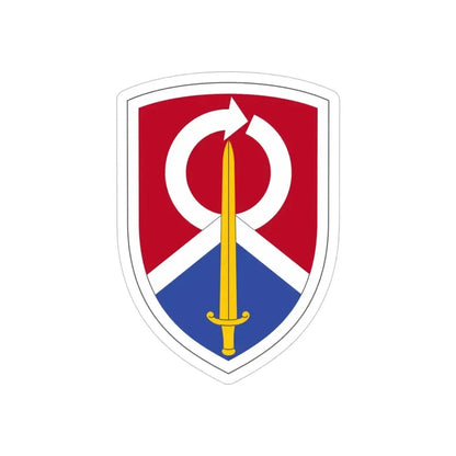 451 Sustainment Command (U.S. Army) REVERSE PRINT Transparent Die-Cut STICKER - The Sticker Space