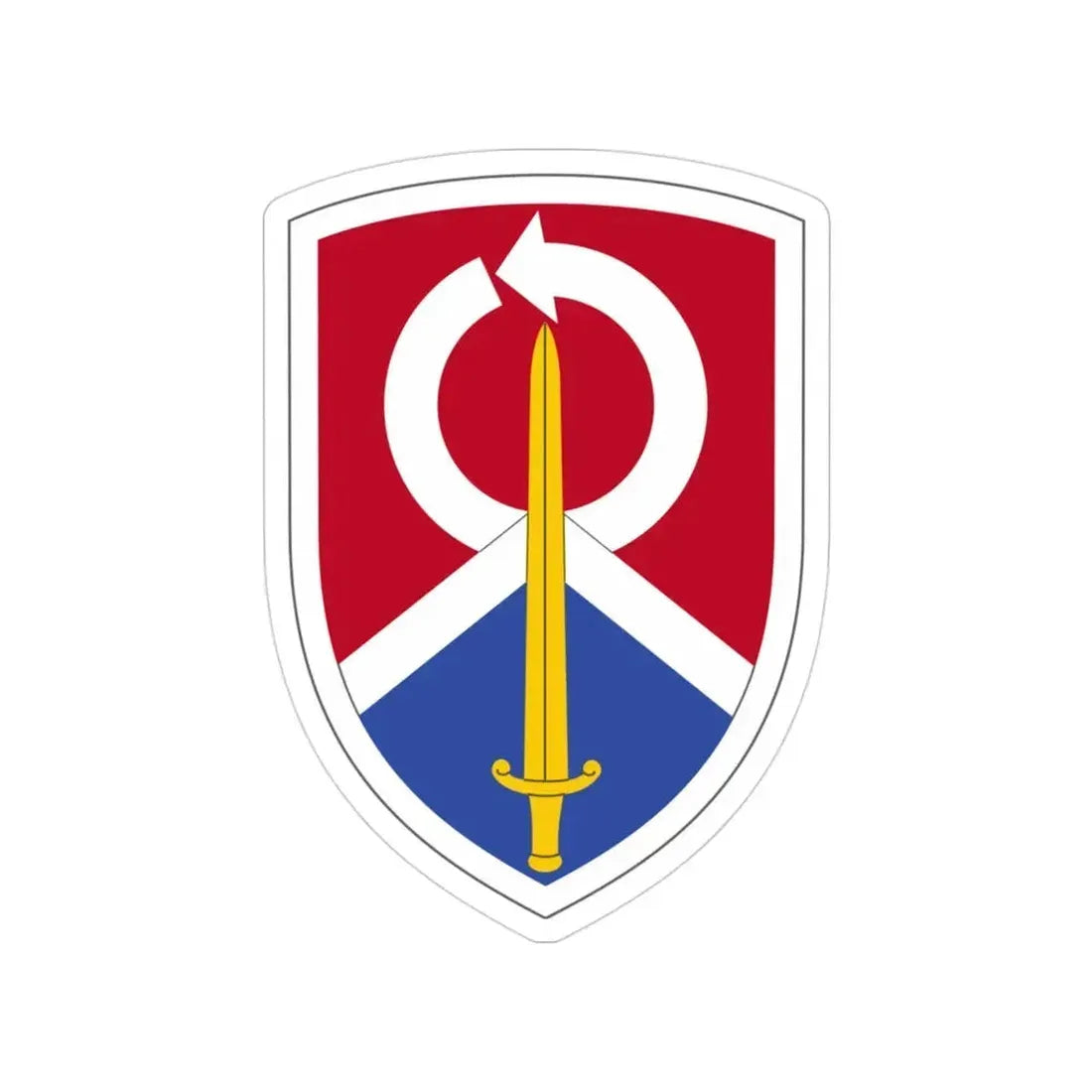 451 Sustainment Command (U.S. Army) Transparent STICKER Die-Cut Vinyl Decal 3 Inch - The Sticker Space