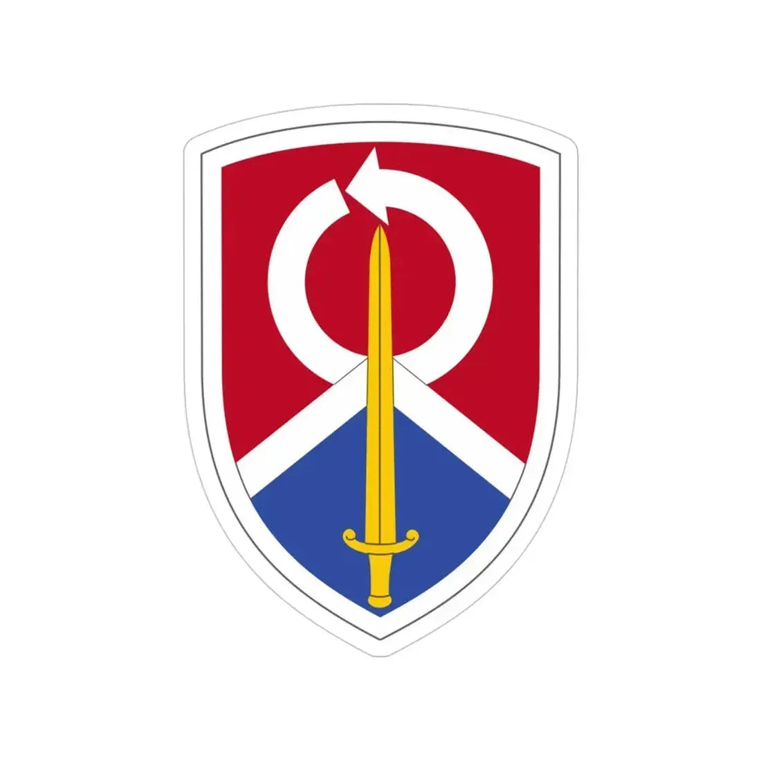 451 Sustainment Command (U.S. Army) Transparent STICKER Die-Cut Vinyl Decal 4 Inch - The Sticker Space