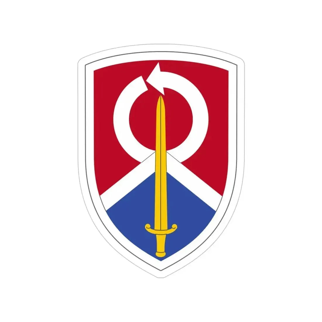 451 Sustainment Command (U.S. Army) Transparent STICKER Die-Cut Vinyl Decal 5 Inch - The Sticker Space