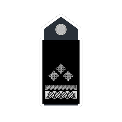 Naramenica službene odore brigadira HRZ i PZO (Croatia) (Military Rank) STICKER Vinyl Kiss-Cut Decal