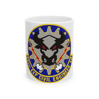 451st Expeditionary Civil Engineer Squadron (U.S. Air Force) White Coffee Mug-11oz-The Sticker Space