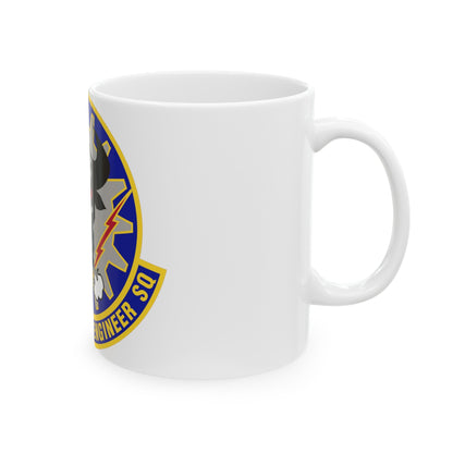 451st Expeditionary Civil Engineer Squadron (U.S. Air Force) White Coffee Mug-The Sticker Space