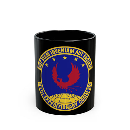 451st Expeditionary Communications Squadron (U.S. Air Force) Black Coffee Mug-11oz-The Sticker Space