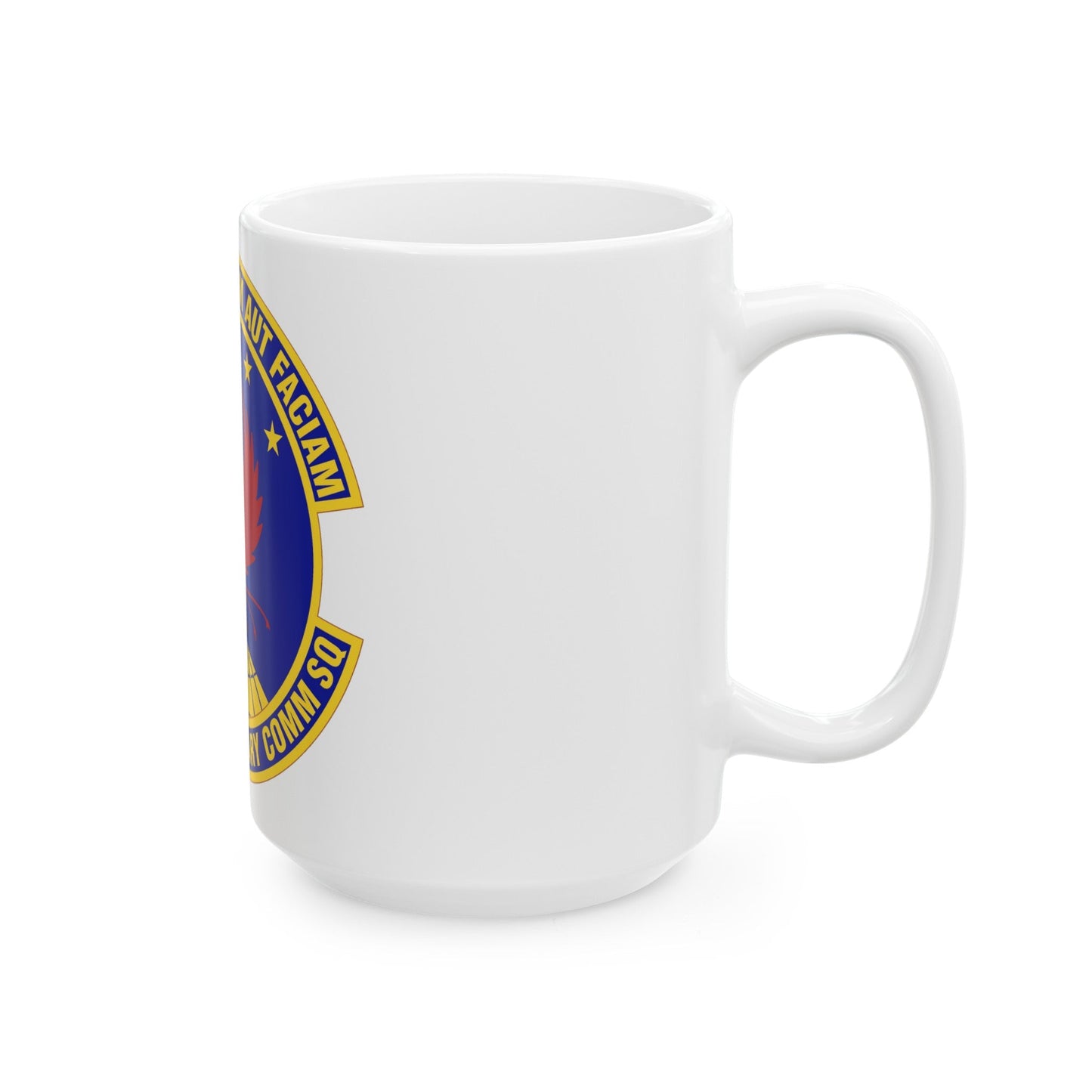 451st Expeditionary Communications Squadron (U.S. Air Force) White Coffee Mug-The Sticker Space