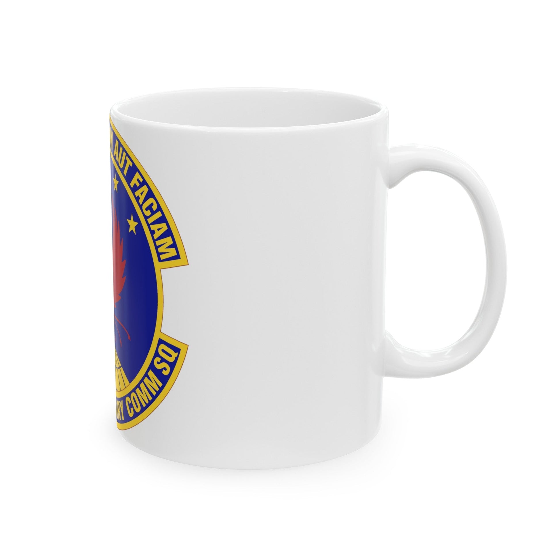 451st Expeditionary Communications Squadron (U.S. Air Force) White Coffee Mug-The Sticker Space