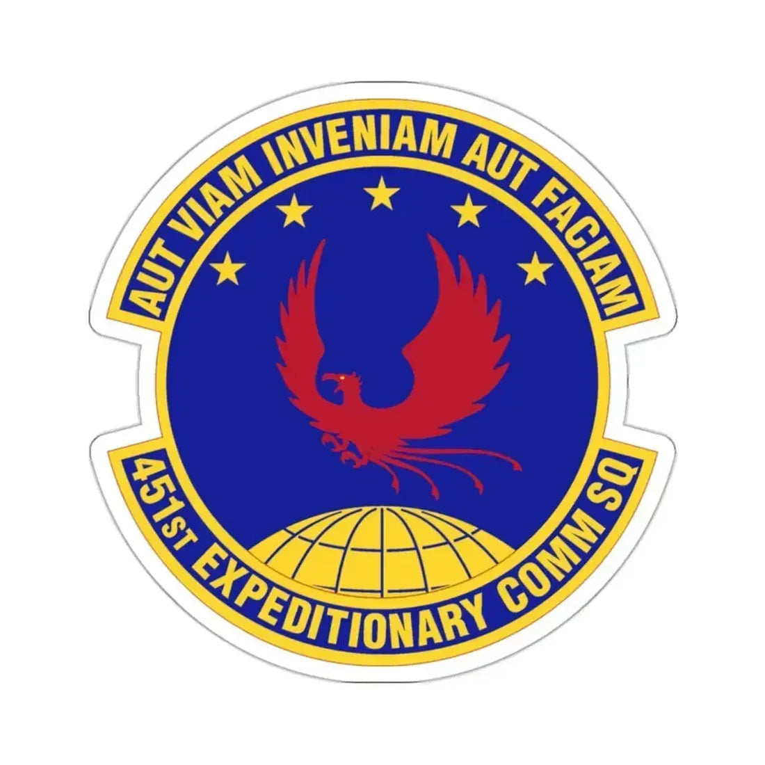 451st Expeditionary Communications Squadron (U.S. Air Force) STICKER Vinyl Die-Cut Decal 2 Inch - The Sticker Space