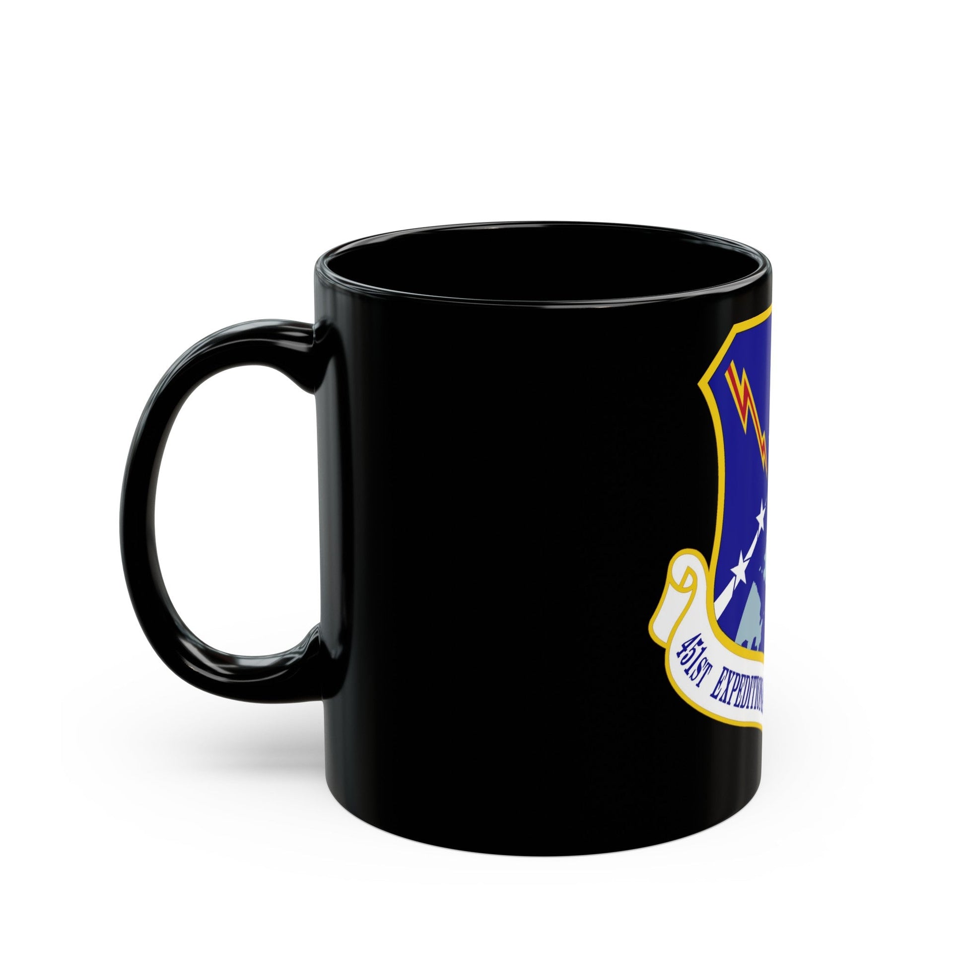 451st Expeditionary Maintenance Group (U.S. Air Force) Black Coffee Mug-The Sticker Space