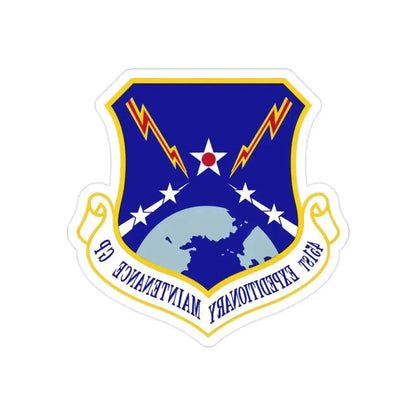 451st Expeditionary Maintenance Group (U.S. Air Force) REVERSE PRINT Transparent Die-Cut STICKER 2 Inch Die-Cut Transparent - The Sticker Space
