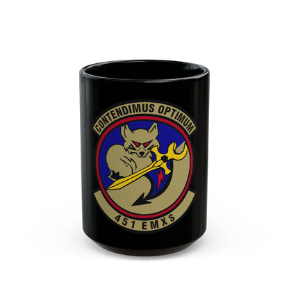 451st Expeditionary Maintenance Squadron (U.S. Air Force) Black Coffee Mug-15oz-The Sticker Space