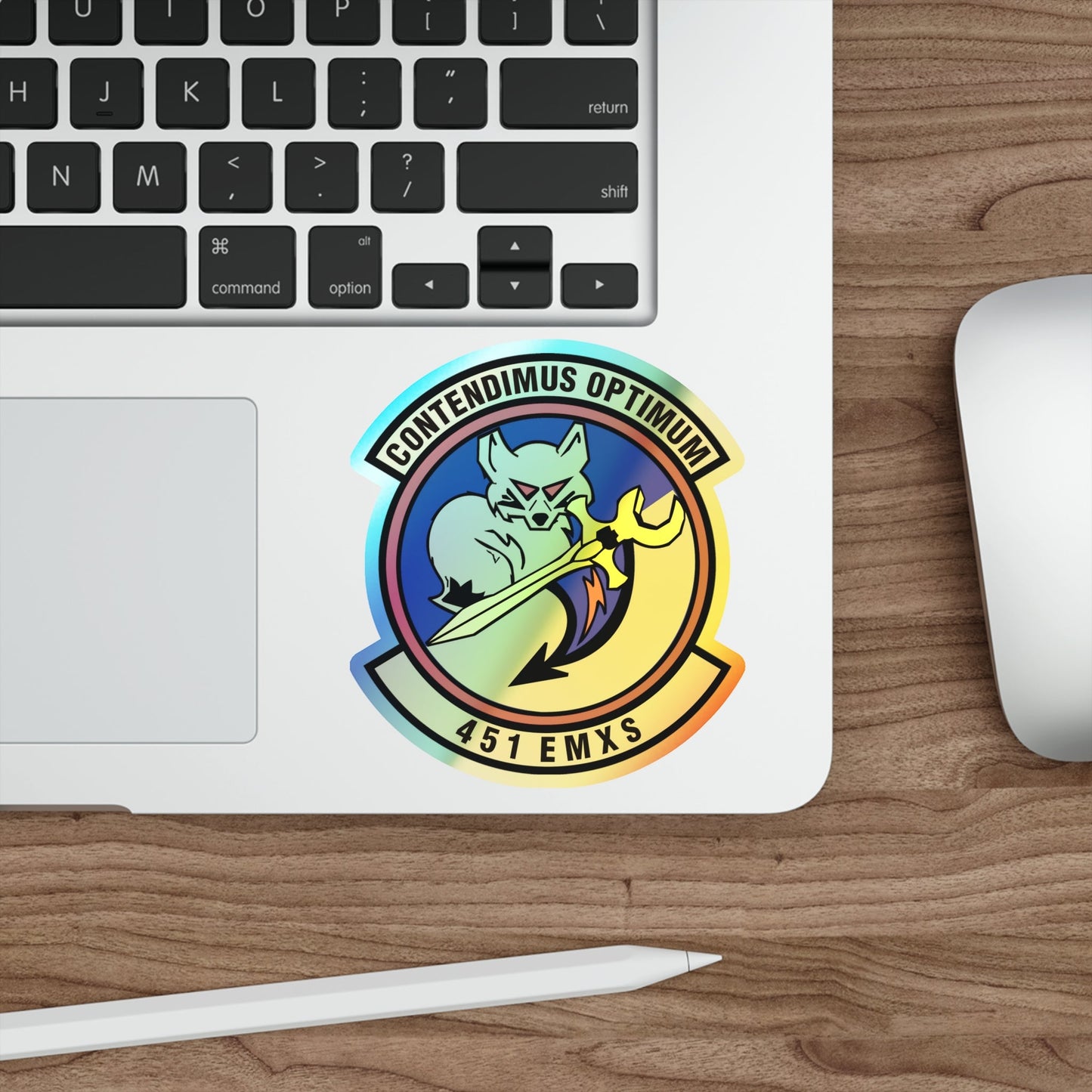 451st Expeditionary Maintenance Squadron (U.S. Air Force) Holographic STICKER Die-Cut Vinyl Decal-The Sticker Space