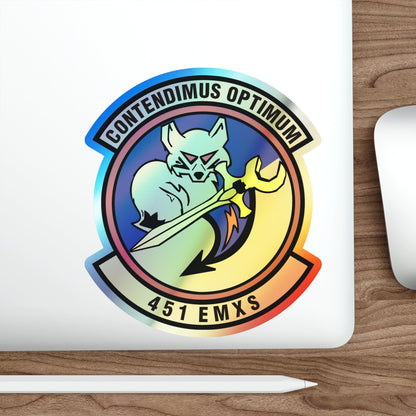 451st Expeditionary Maintenance Squadron (U.S. Air Force) Holographic STICKER Die-Cut Vinyl Decal-The Sticker Space