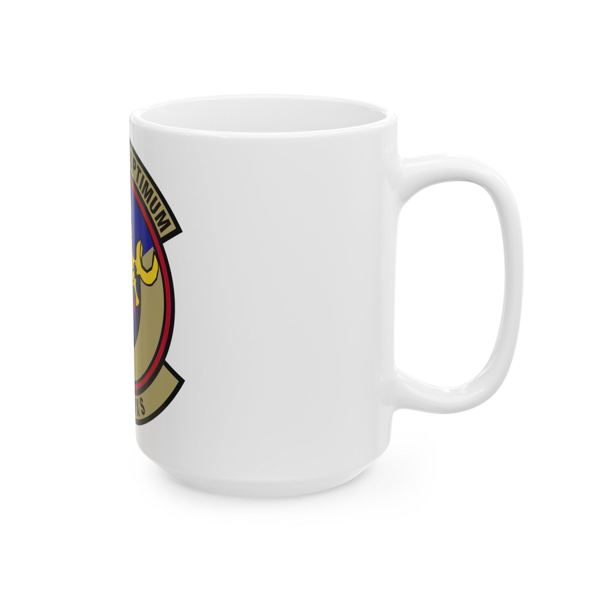 451st Expeditionary Maintenance Squadron (U.S. Air Force) White Coffee Mug-The Sticker Space