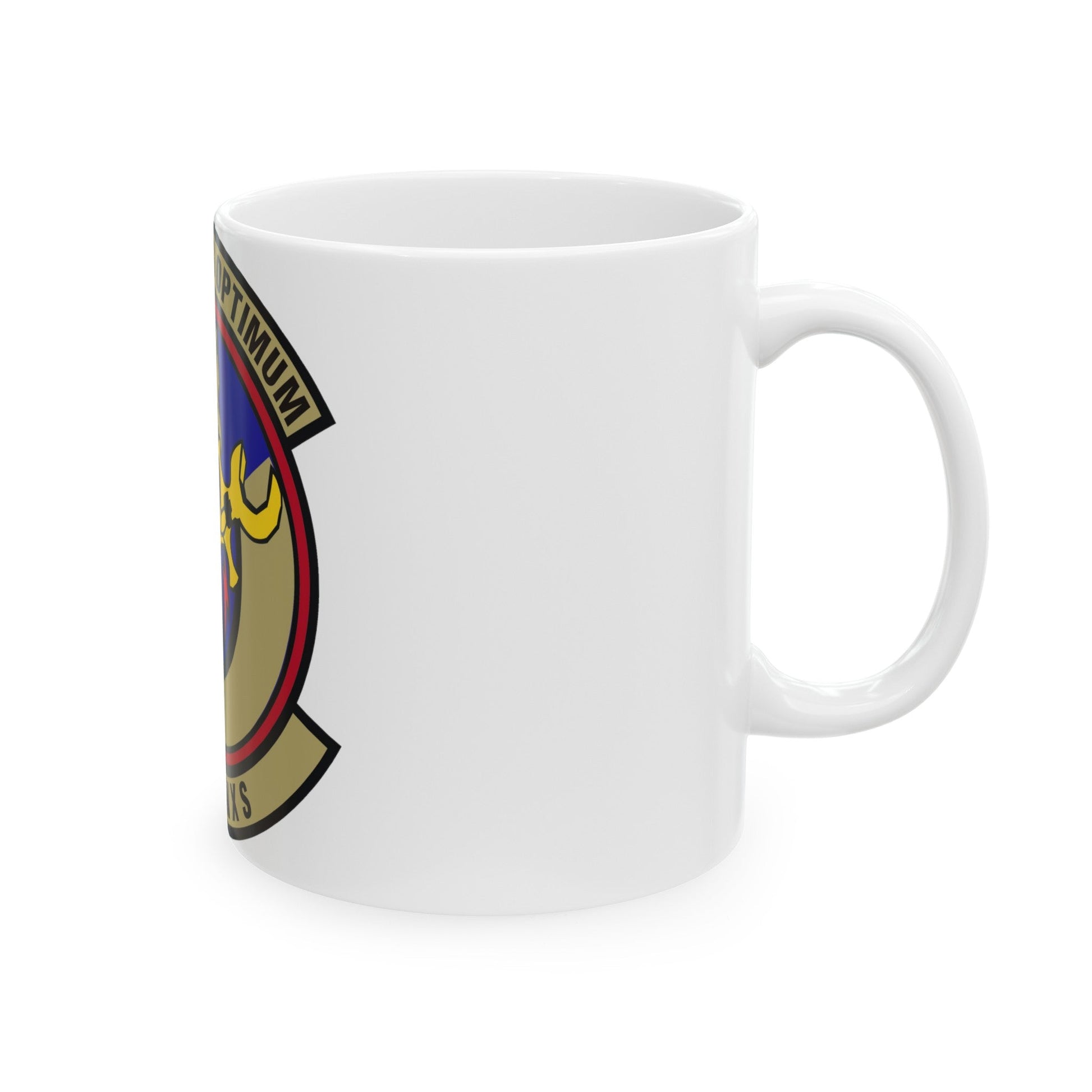 451st Expeditionary Maintenance Squadron (U.S. Air Force) White Coffee Mug-The Sticker Space