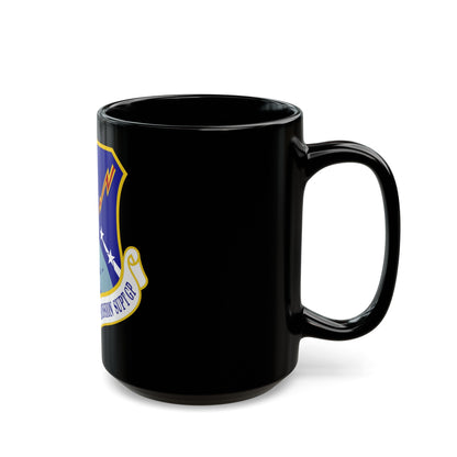 451st Expeditionary Mission Support Group (U.S. Air Force) Black Coffee Mug-The Sticker Space