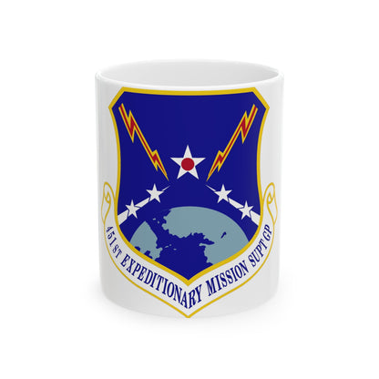 451st Expeditionary Mission Support Group (U.S. Air Force) White Coffee Mug-11oz-The Sticker Space