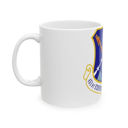 451st Expeditionary Mission Support Group (U.S. Air Force) White Coffee Mug-The Sticker Space