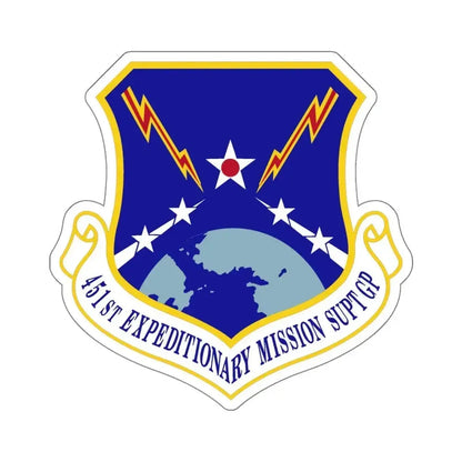 451st Expeditionary Mission Support Group (U.S. Air Force) STICKER Vinyl Die-Cut Decal 5 Inch - The Sticker Space