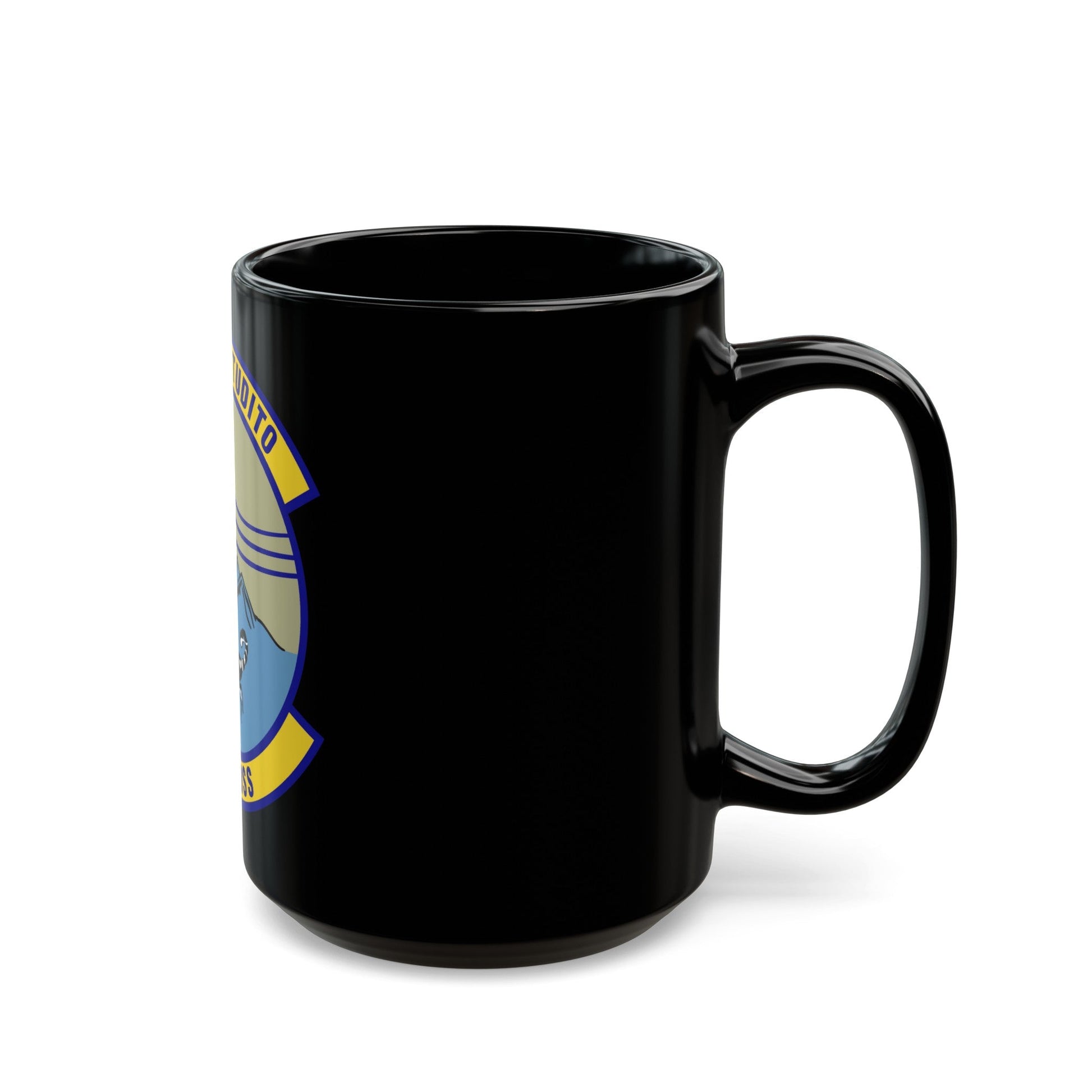 451st Expeditionary Operations Support Squadron (U.S. Air Force) Black Coffee Mug-The Sticker Space