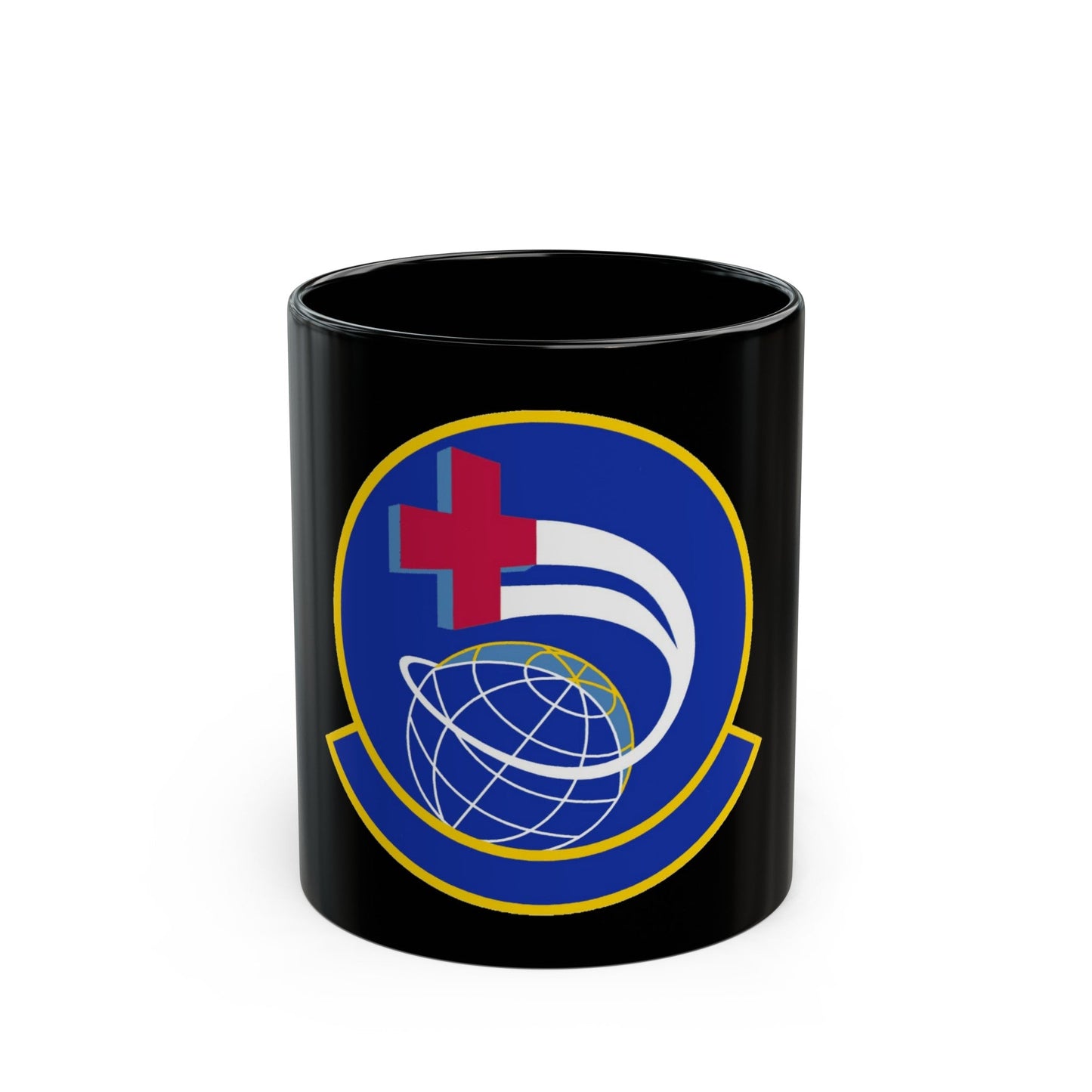 452 Aeromedical Evacuation Squadron AFRC (U.S. Air Force) Black Coffee Mug-11oz-The Sticker Space
