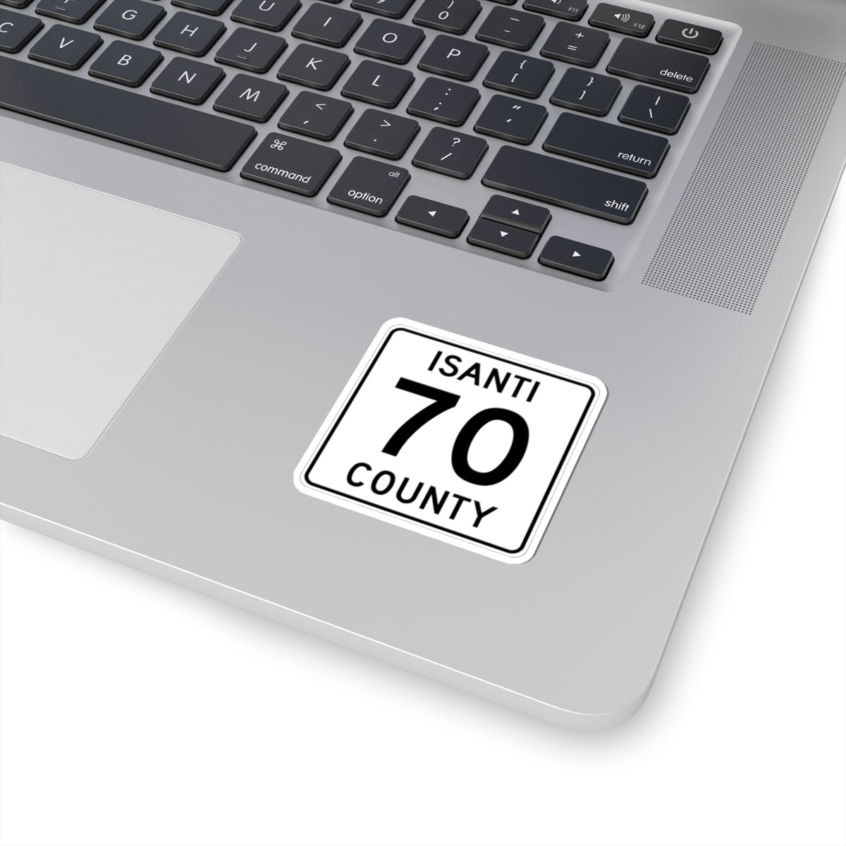 Isanti County 70 MN (Minnesota) (Road Sign) STICKER Vinyl Kiss-Cut Decal