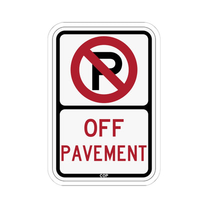 PBOT Road sign P1810 (Oregon) (Road Sign) STICKER Vinyl Kiss-Cut Decal