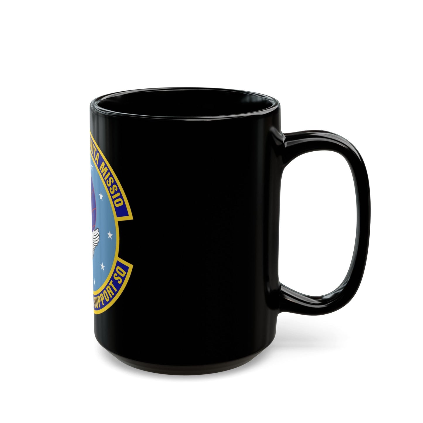 452d Operations Support Squadron (U.S. Air Force) Black Coffee Mug-The Sticker Space