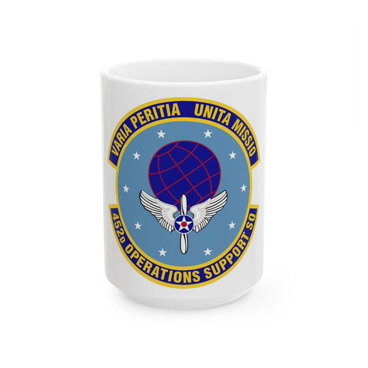 452d Operations Support Squadron (U.S. Air Force) White Coffee Mug-15oz-The Sticker Space