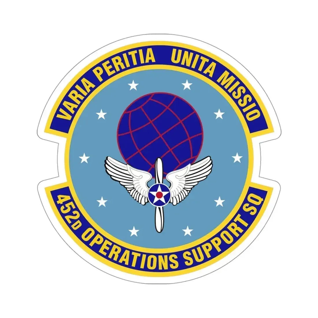 452d Operations Support Squadron (U.S. Air Force) STICKER Vinyl Die-Cut Decal 4 Inch - The Sticker Space