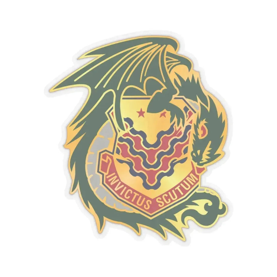 453 Chemical Battalion (U.S. Army) STICKER Vinyl Kiss-Cut Decal 3 Inch Transparent - The Sticker Space