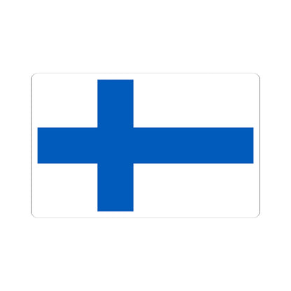 Flag of Finland 1918-1920 (Finland)_1 STICKER Vinyl Kiss-Cut Decal