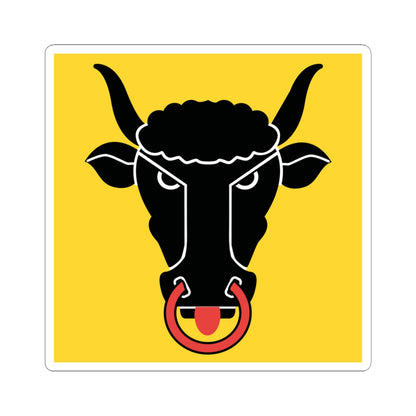 Flag of Canton of Uri (Switzerland) STICKER Vinyl Kiss-Cut Decal