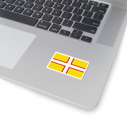 Flag of Dorset (England) STICKER Vinyl Kiss-Cut Decal
