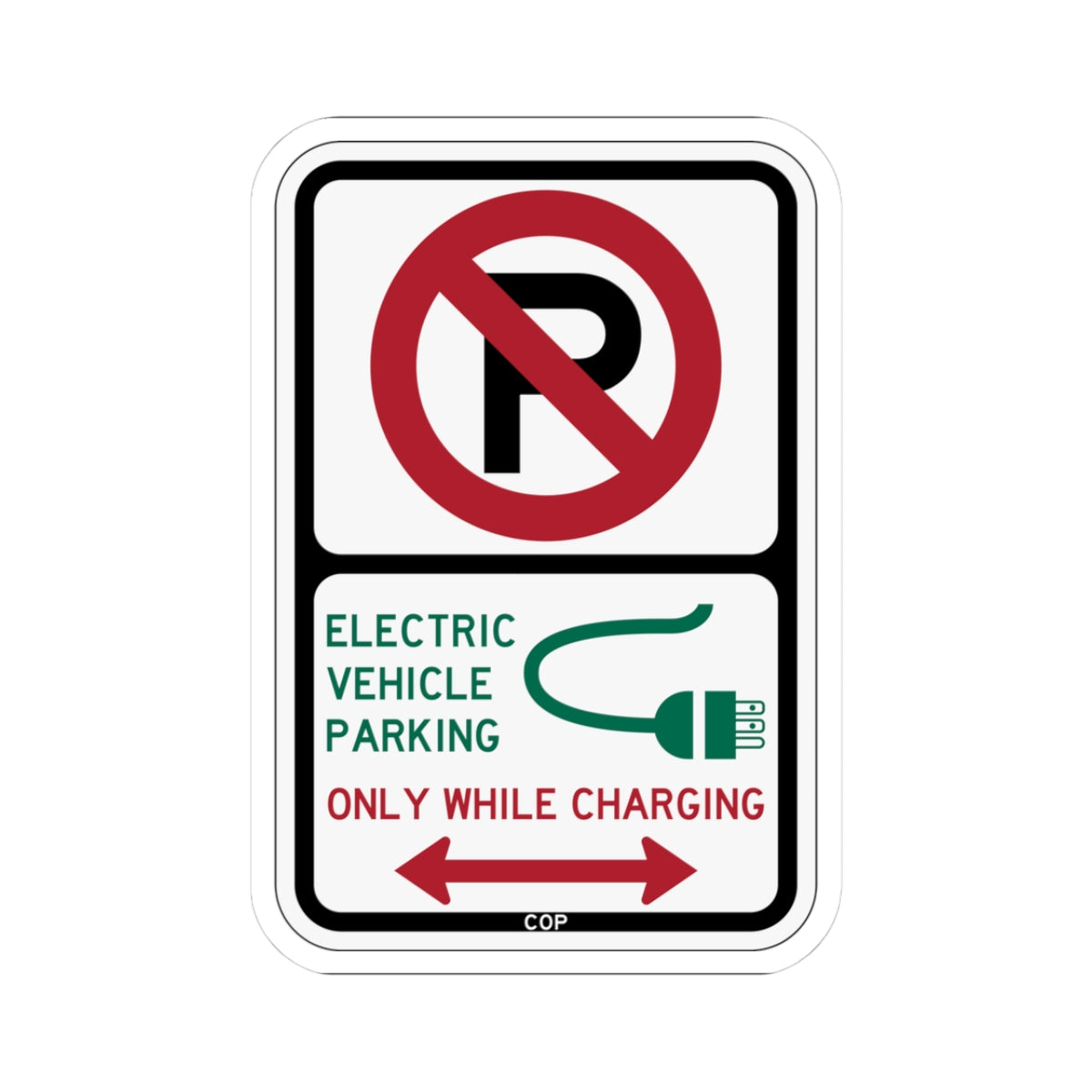 PBOT Road sign P1915D (Oregon) (Road Sign) STICKER Vinyl Kiss-Cut Decal